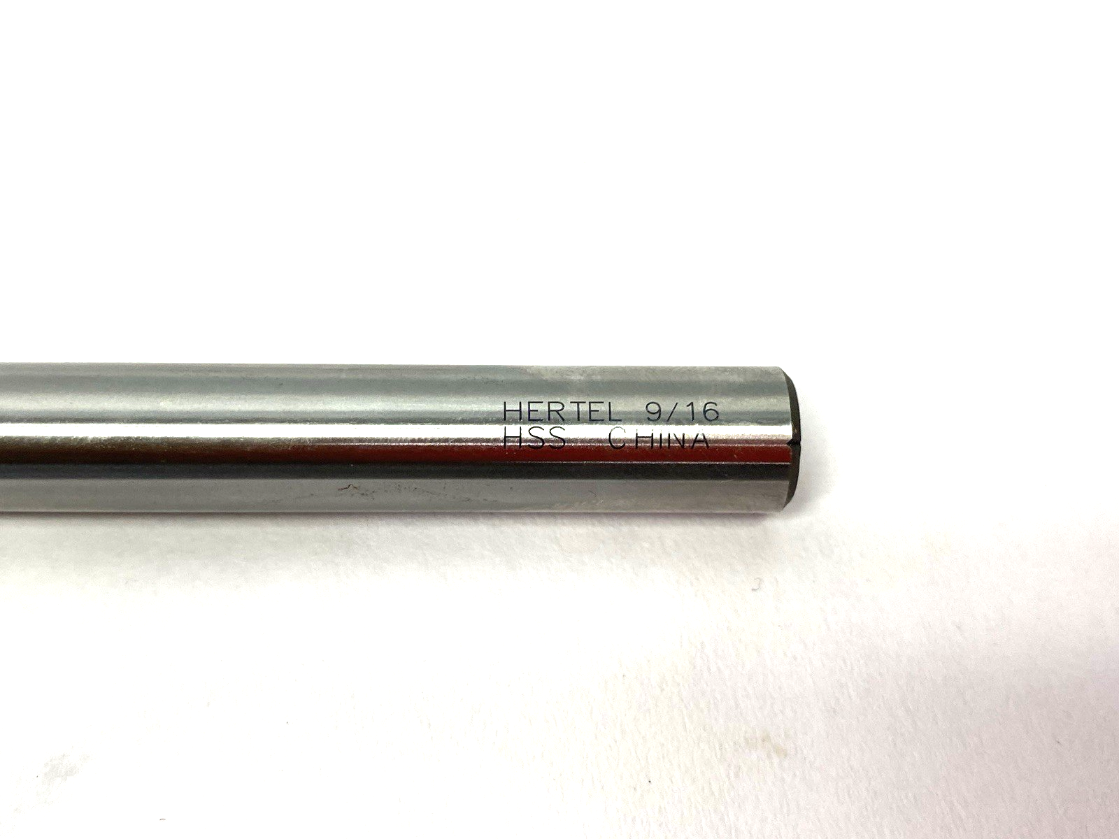 Hertel 30144737 Chucking Reamer: 9/16", 8" OAL, 2" Flute Length, Straight, HSS - Maverick Industrial Sales