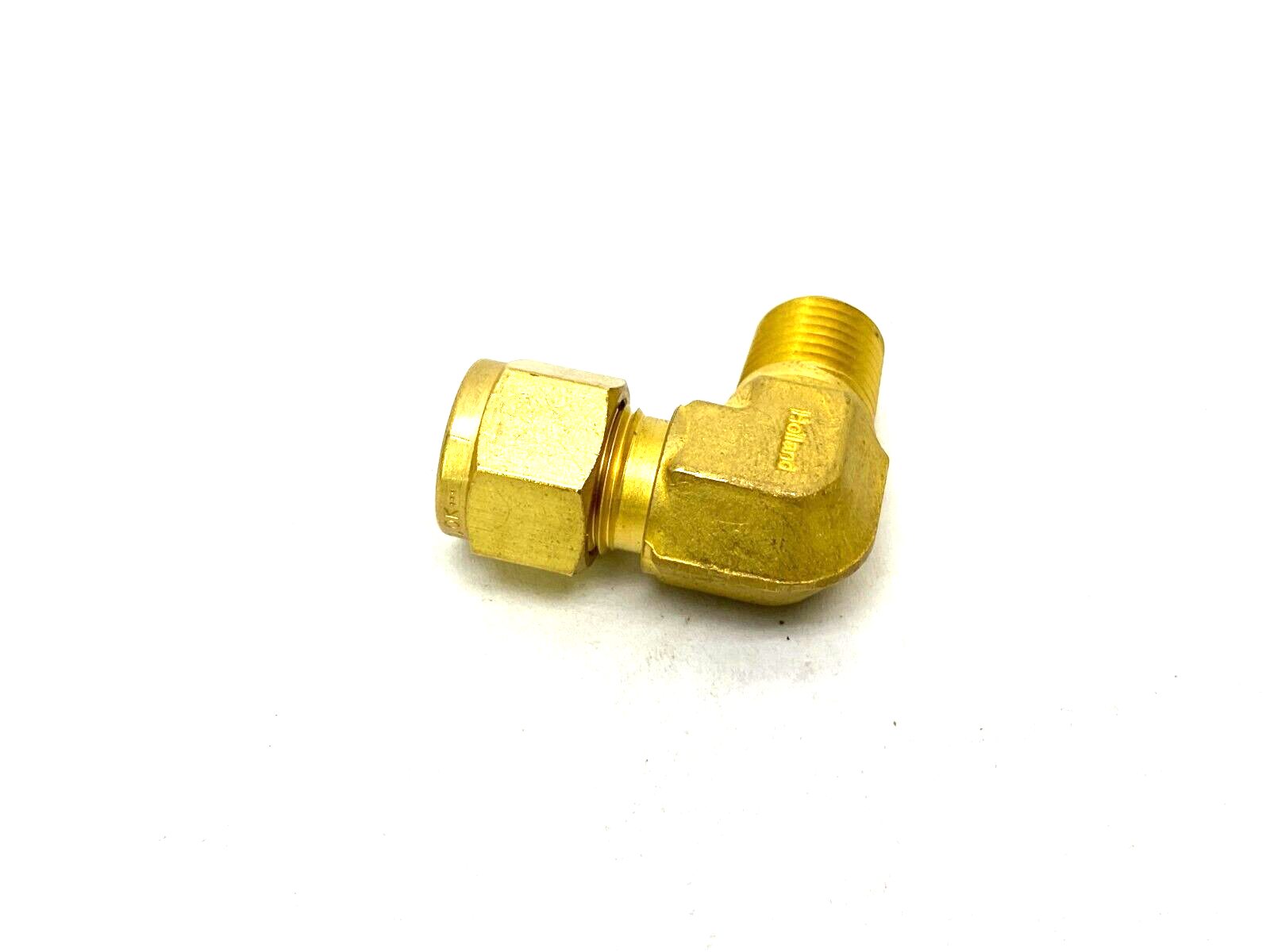 Swagelok B-600-2-4 Brass Elbow Compression Fitting 3/8" Tube 1/4" NPT Thread - Maverick Industrial Sales