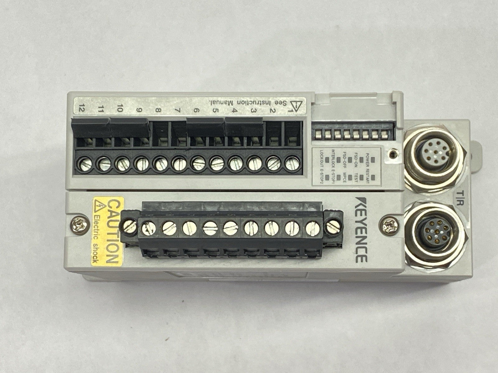 SL-R11 | Keyence Light Curtain Safety Control Unit MISSING COVER - Used - Maverick Industrial Sales