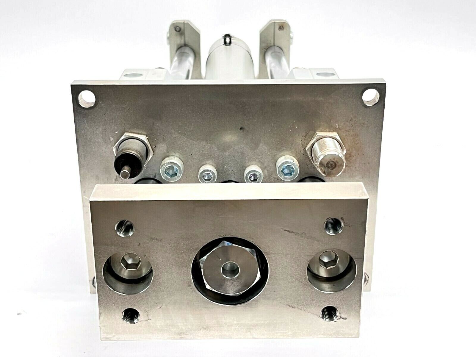 SMC MGGLF50TN-300-RL-M9BSAPC External Guided Cylinder w/ End Lock NO SWITCHES - Maverick Industrial Sales