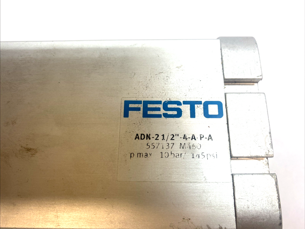 557137 | Festo Pneumatic cylinder ADN-2″-2 1/2″-A-P-A - Used - Maverick Industrial Sales