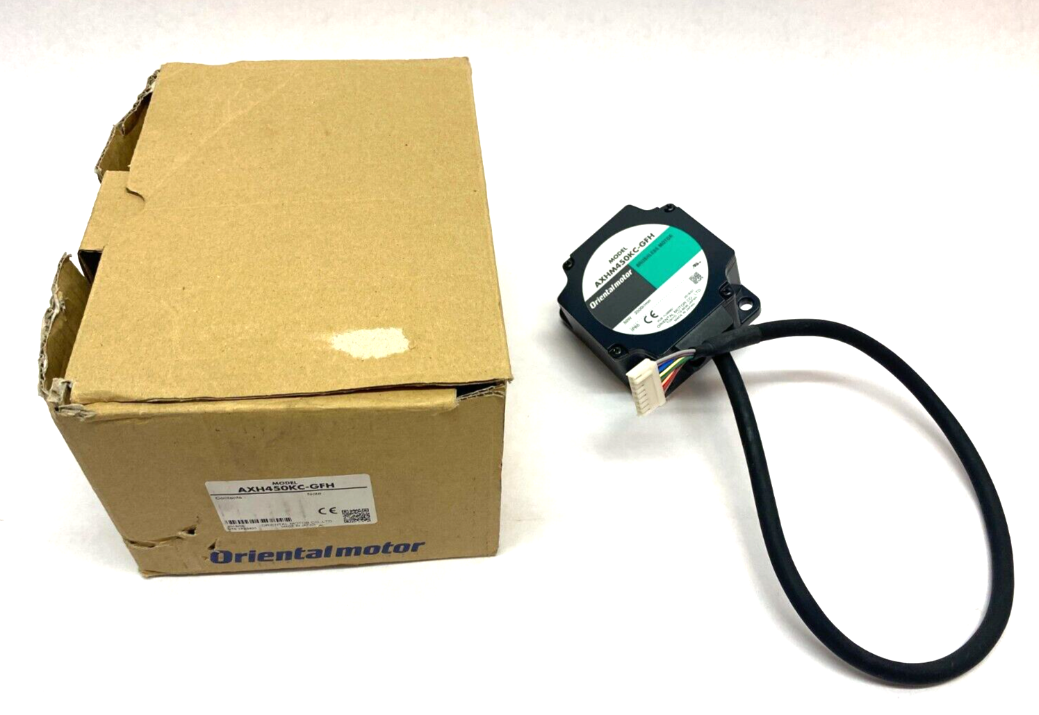 Oriental Motor AXH450KC-GFH Brushless DC Motor Head 2500rpm 50W IP65 - Maverick Industrial Sales