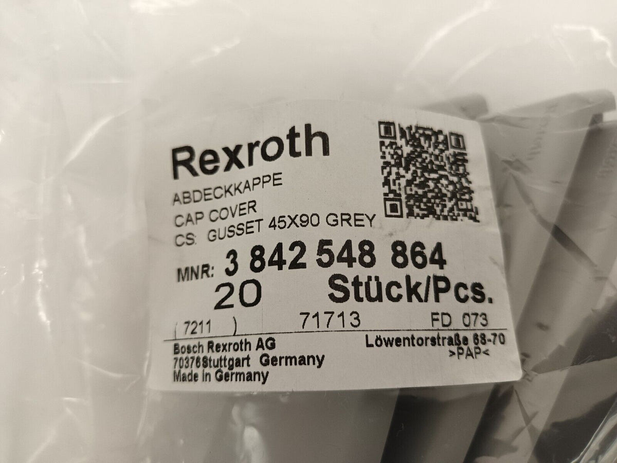 5438864 3842548864 | Bosch Rexroth 3842548864 Gusset Cover Cap Signal Gray ...