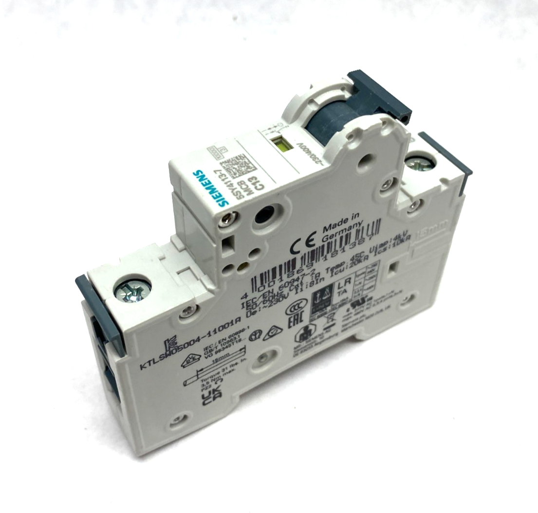 Siemens 5SY4113-7 Miniature Circuit Breaker 1-Pole MCB C13 - Maverick Industrial Sales