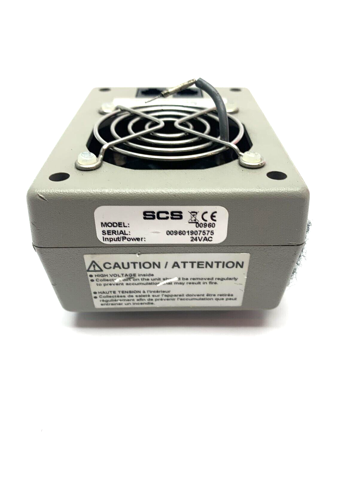 SCS Model 00960 Mini Air Ionizer Input 24VAC - Maverick Industrial Sales
