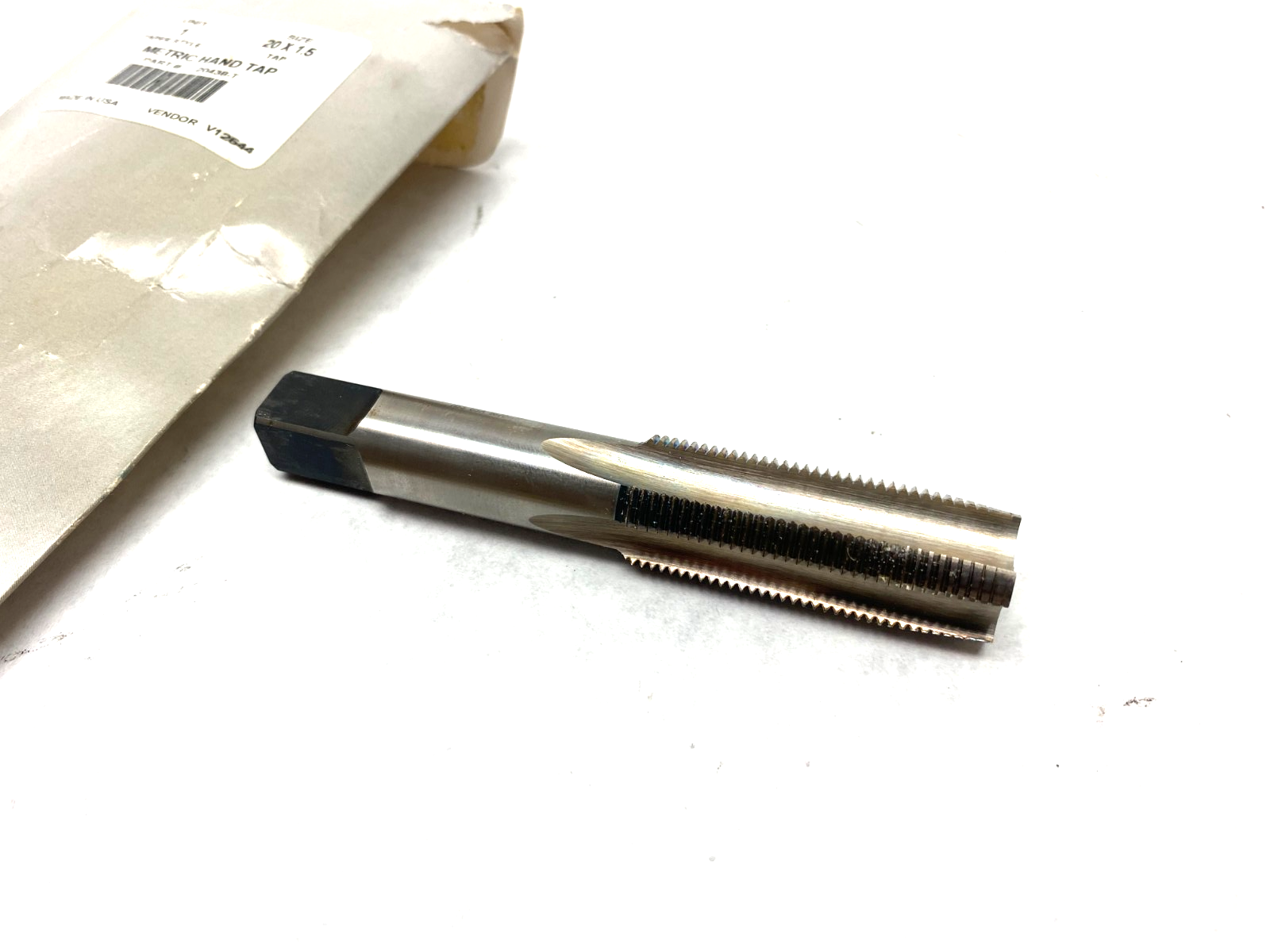 20438-T Straight Flute Hand Tap M20x1.50 Taper D6 Bright High Speed Steel 4-Flu - New – Open box - Maverick Industrial Sales
