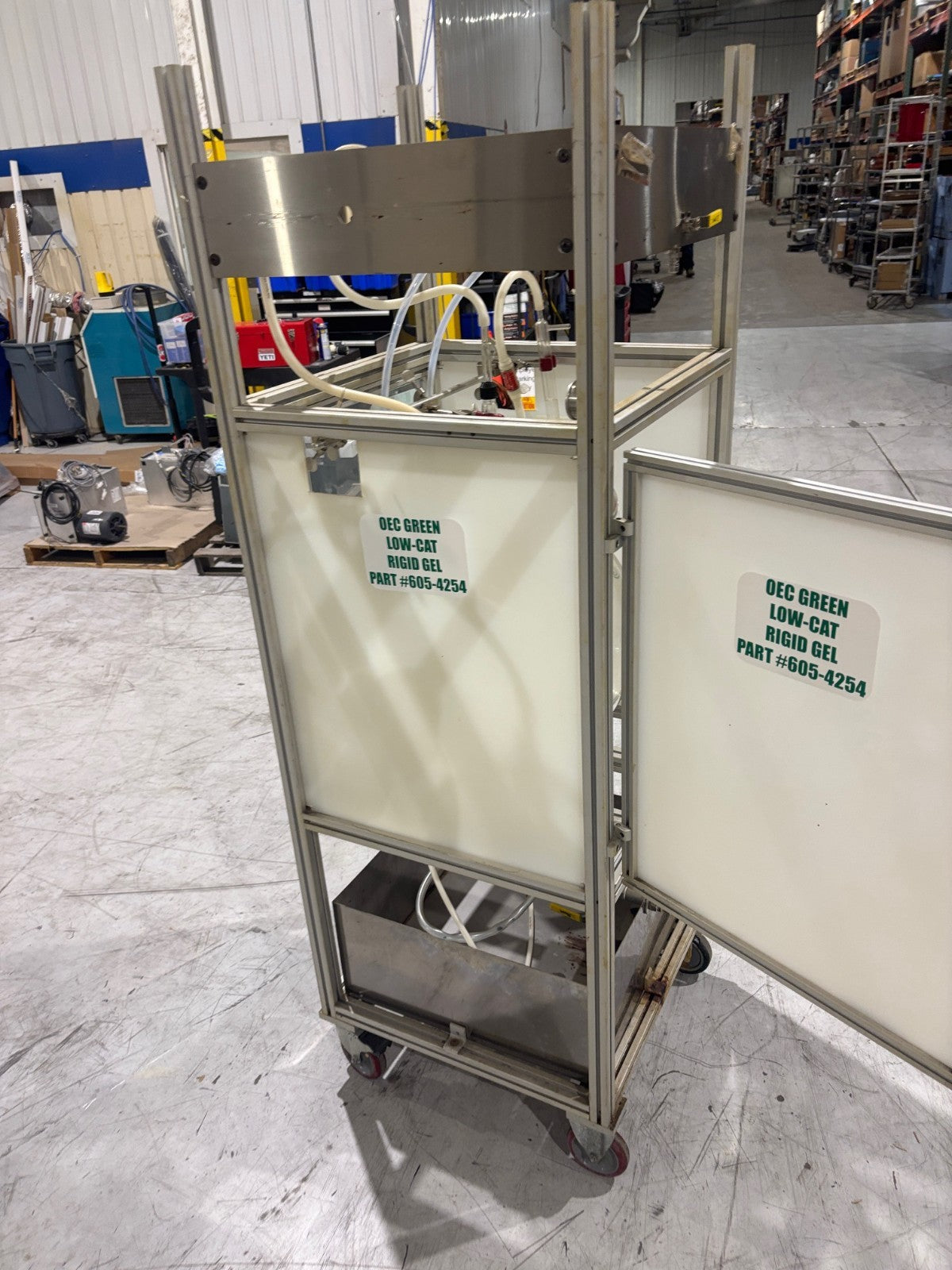 72L | Chemglass Lab Reactor Flask with varios fixtures and attachments, 72 Liter - Used - Maverick Industrial Sales