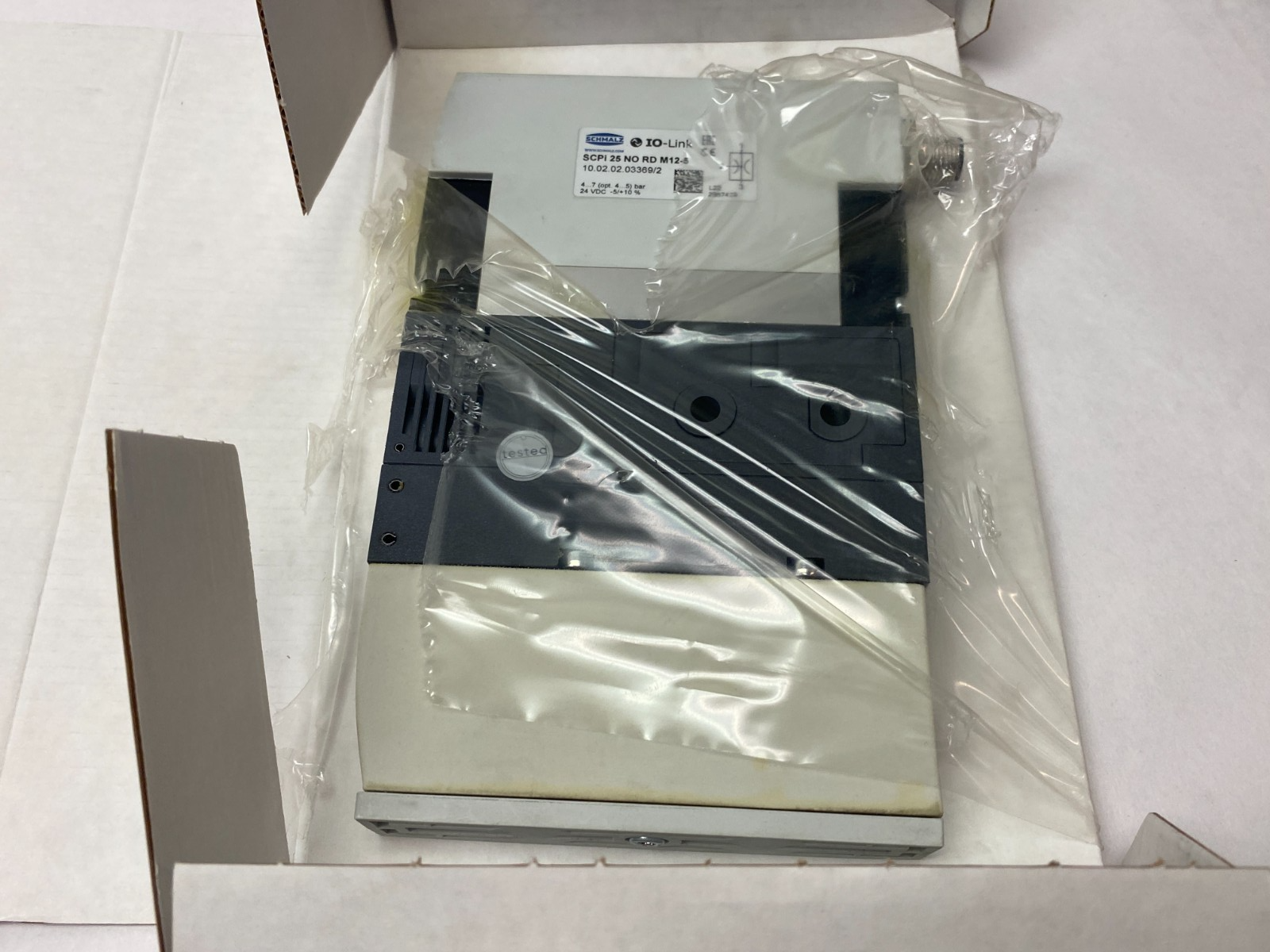 Schmalz SCPi 25 NO RD M12-5 Compact Vacuum Ejector M12 Conn, 10.02.02.03369/2 - Maverick Industrial Sales