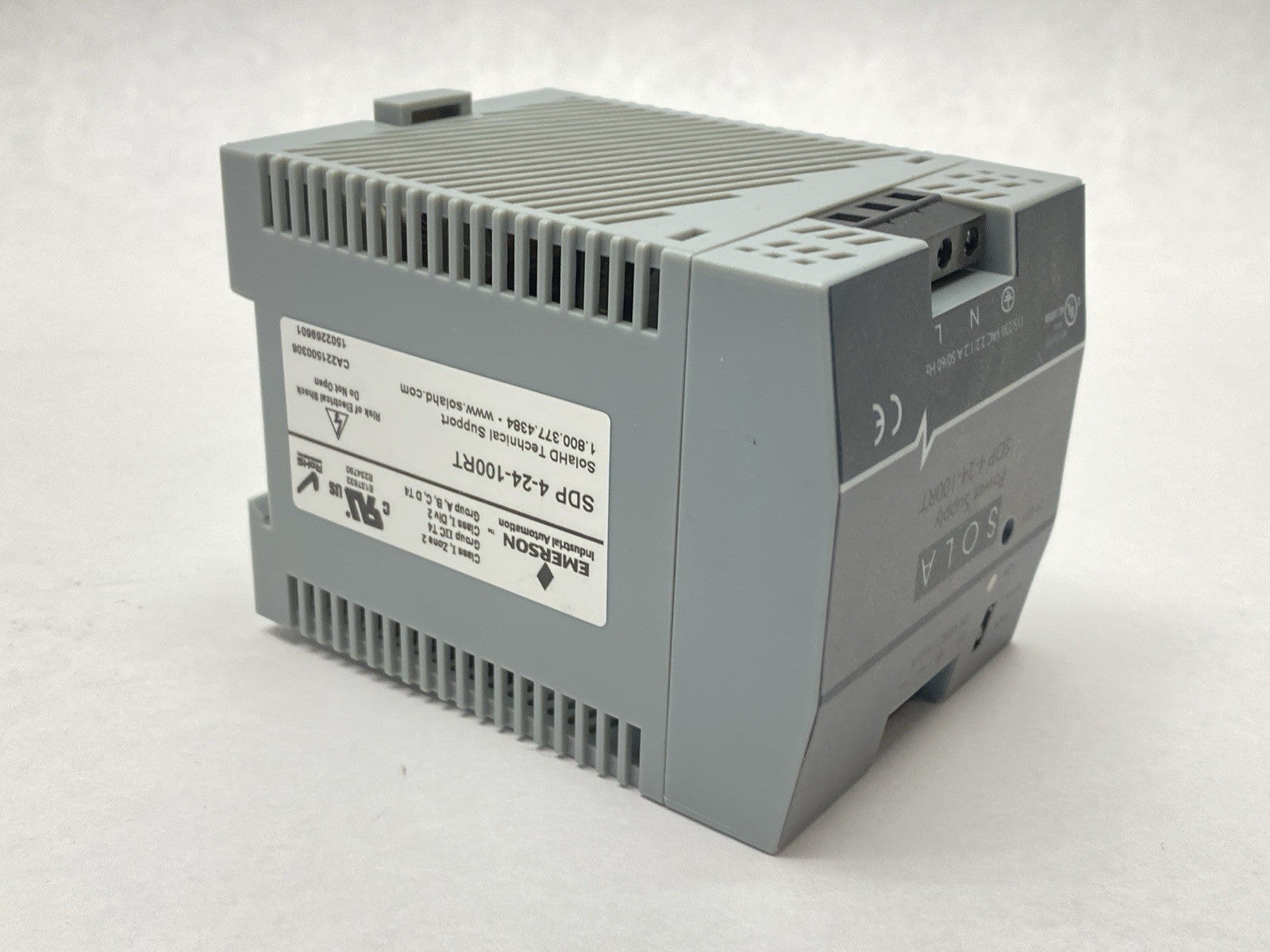 SDP 4-24-100RT | Emerson Sola HD Power Supply 4.2A 24VDC - Used - Maverick Industrial Sales