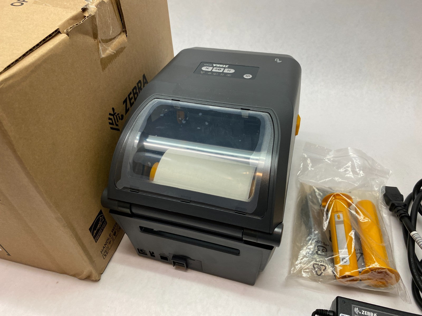 Zebra ZD4A043-301E00EZ Thermal Transfer Barcode Label Printer, ZD421t, 300 DPI - Maverick Industrial Sales