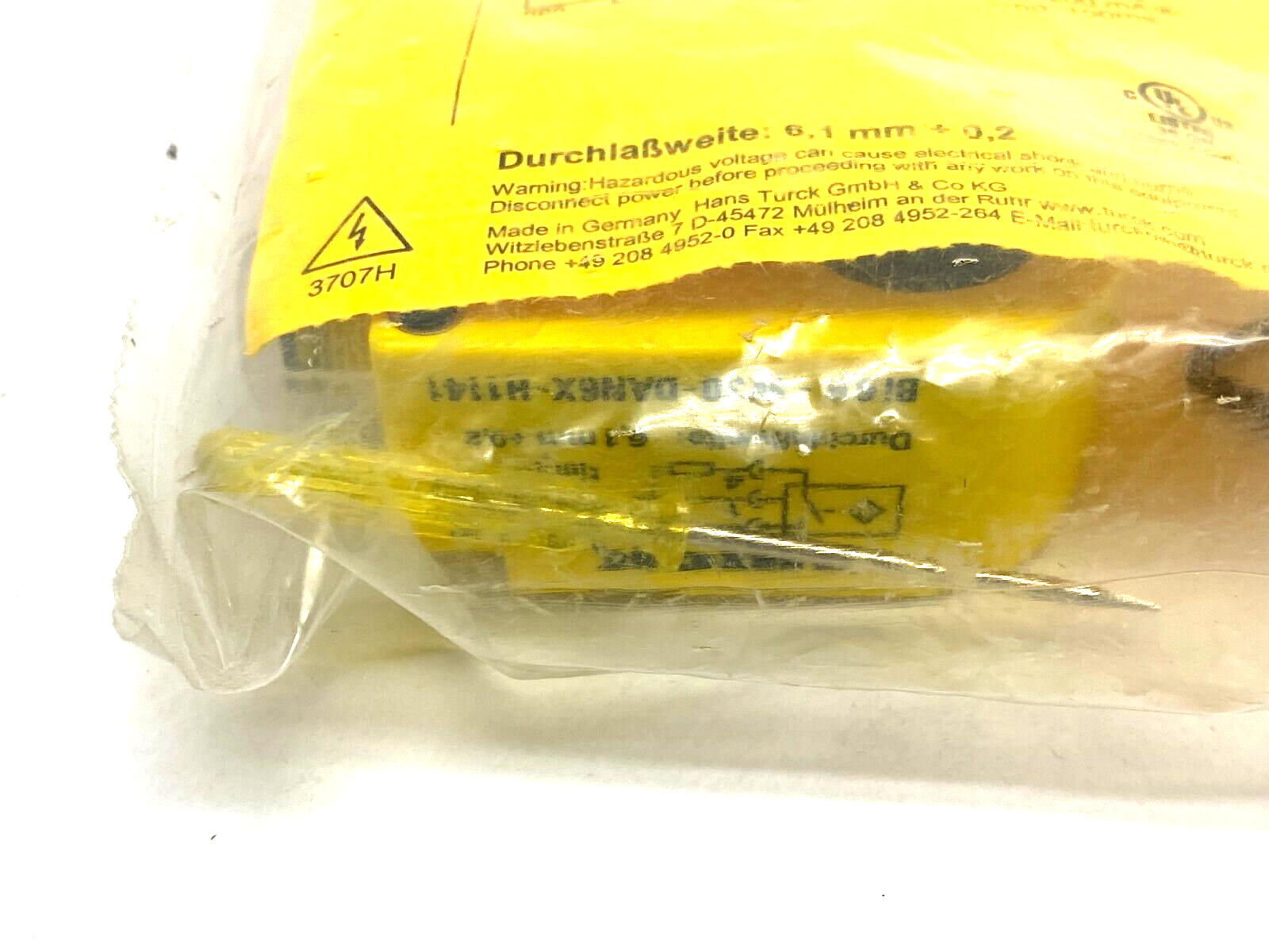 Turck Bi6R-W30-DAN6X-H1141 Inductive Ring Sensor 10-30VDC 14037 - Maverick Industrial Sales
