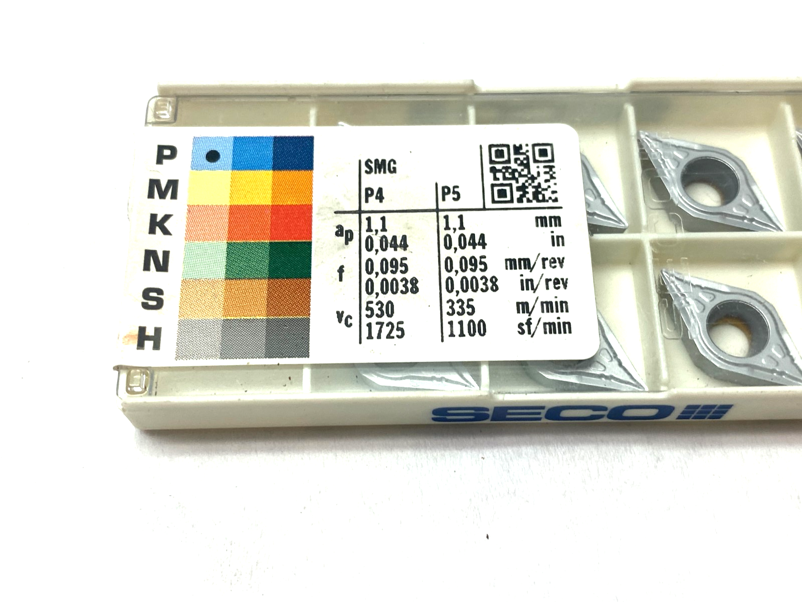 DCMT11T304-F1, TP2501 | Seco DURATOMIC Insert for Turning DCMT32.51-F1 PKG OF 9 - New – Open box - Maverick Industrial Sales