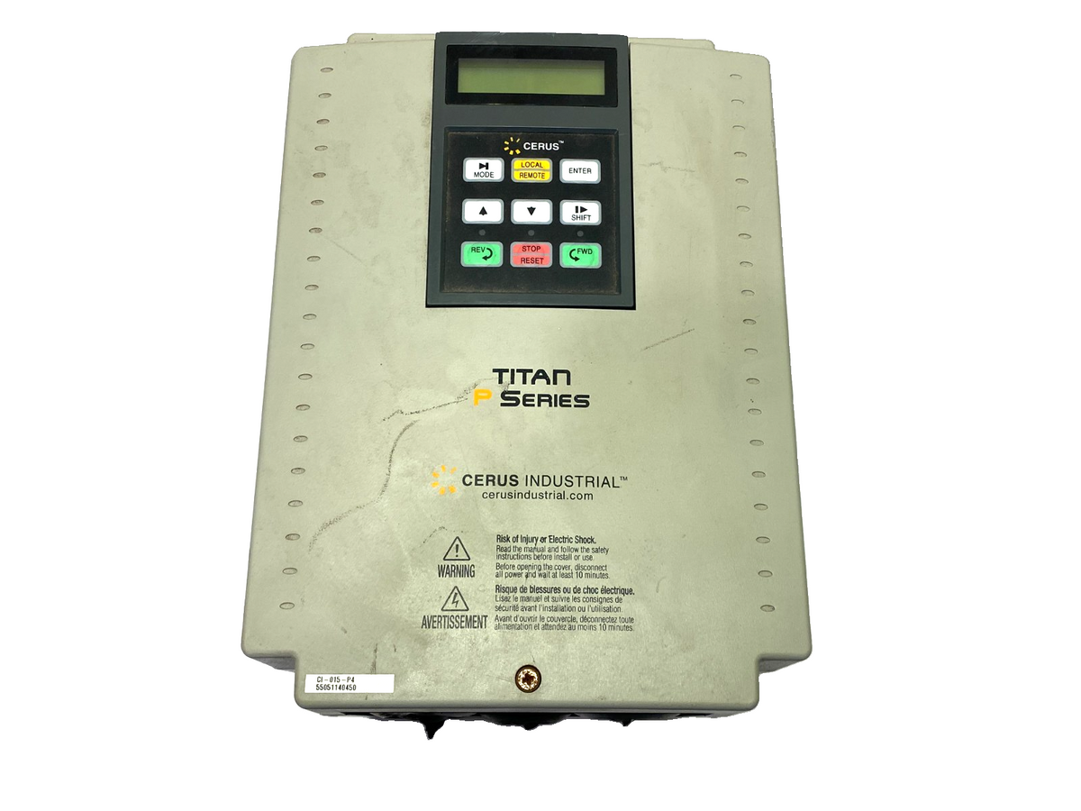 Cerus CI-015-P4 Titan P-Series VFD, Type 1, 3-Phase, 15HP 380-480V - Maverick Industrial Sales