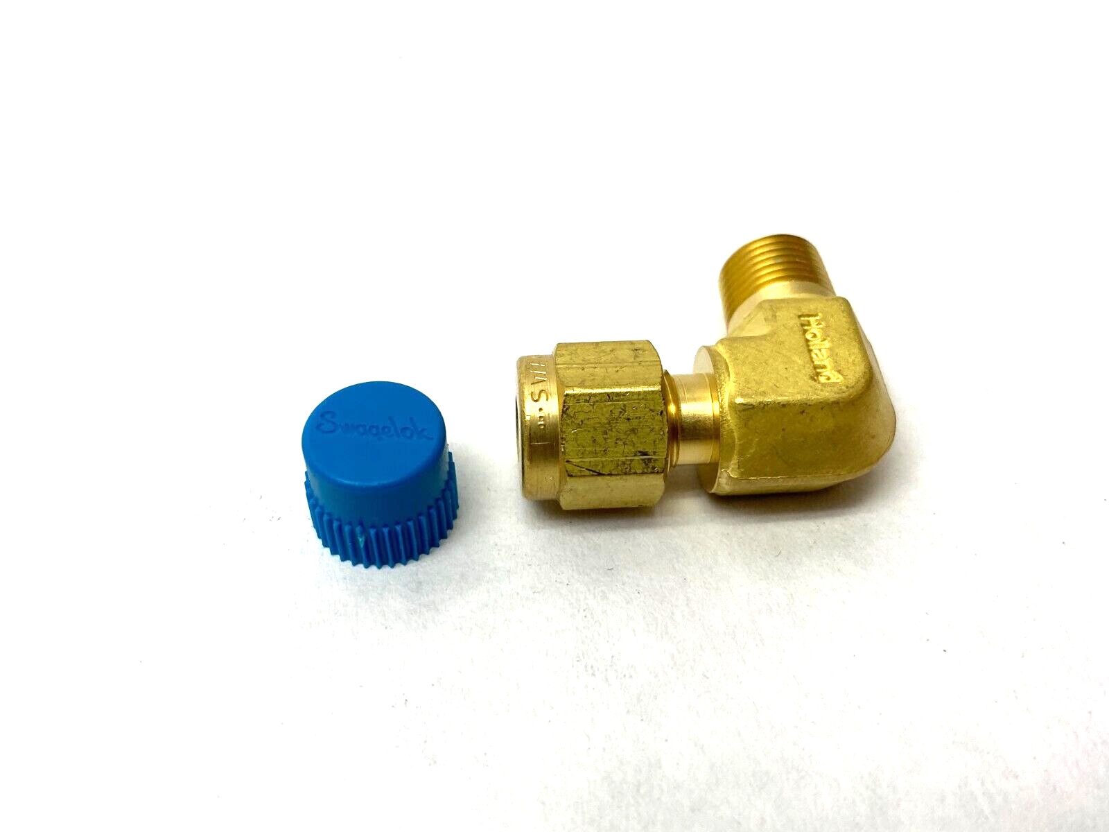 Swagelok B-300-2-2 Brass Male Compression Elbow Fitting 3/16" Tube x 1/8" Pipe - Maverick Industrial Sales