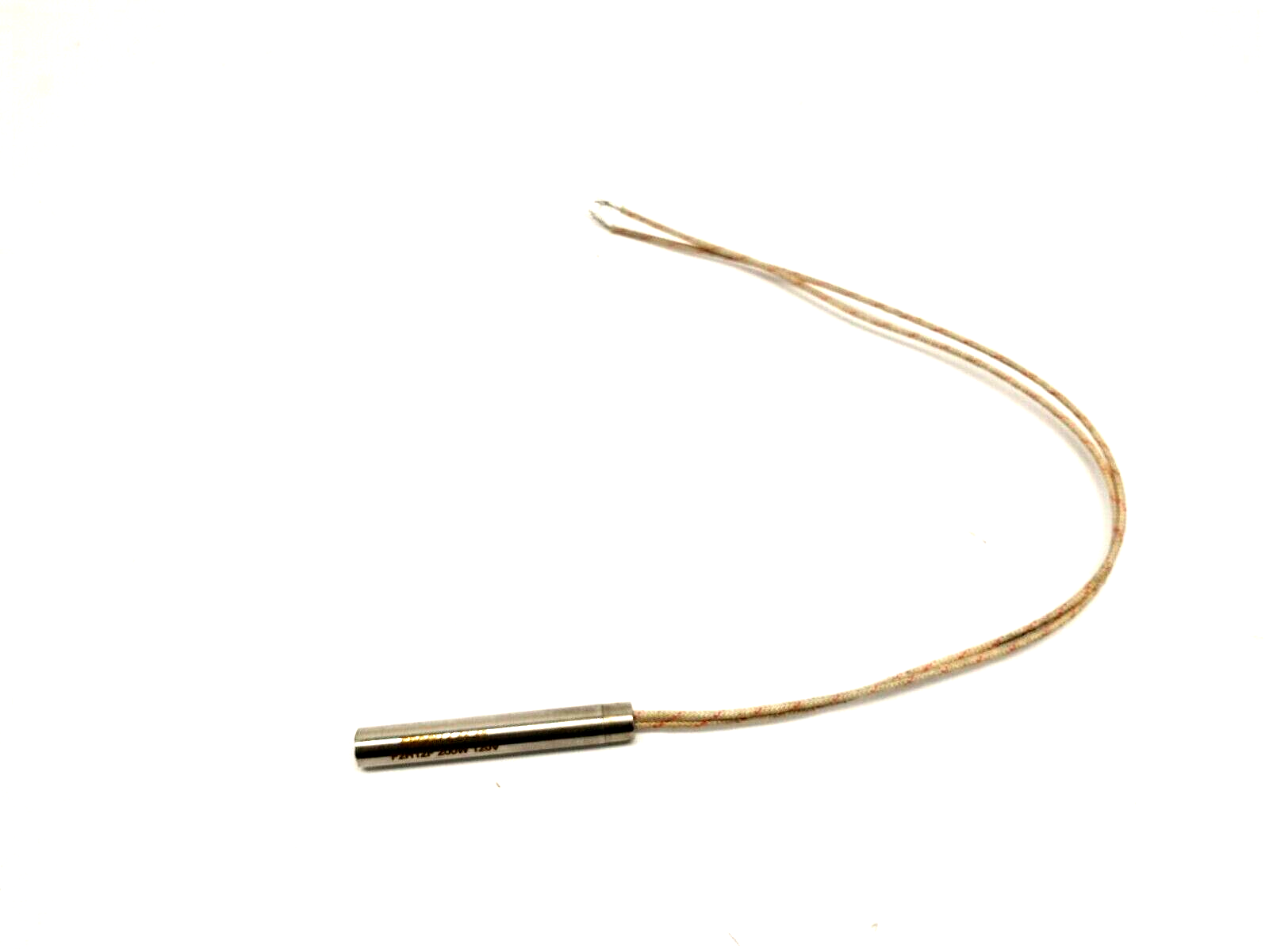 Epoch F2H12F Cartridge Heater 3/8" x 2-1/2" Long 120V 200W 13" Wire Leads - Maverick Industrial Sales
