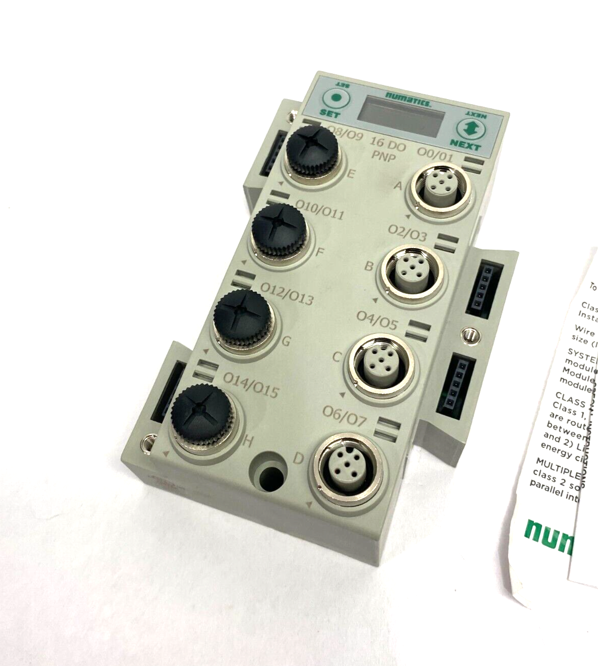 Numatics 240-207 Digital I/O Module 16x PNP Output 5-Pin M12 Ports - Maverick Industrial Sales