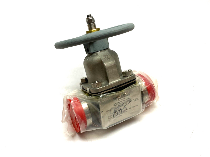 ITT 0430040494 Dia-Flo Manual Diaphragm Valve 1-1/2" Y150D42ZGO - Maverick Industrial Sales