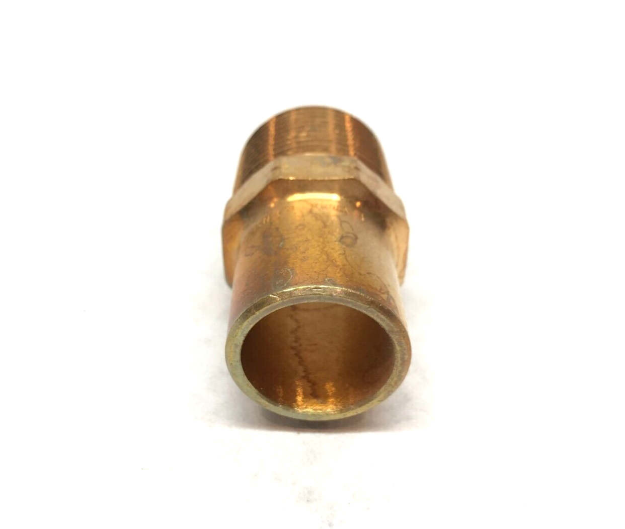 Viega 77982 ProPress Adapter Fitting, 1" x 1" NPT, FTG x M Male, Rigid, Bronze - Maverick Industrial Sales