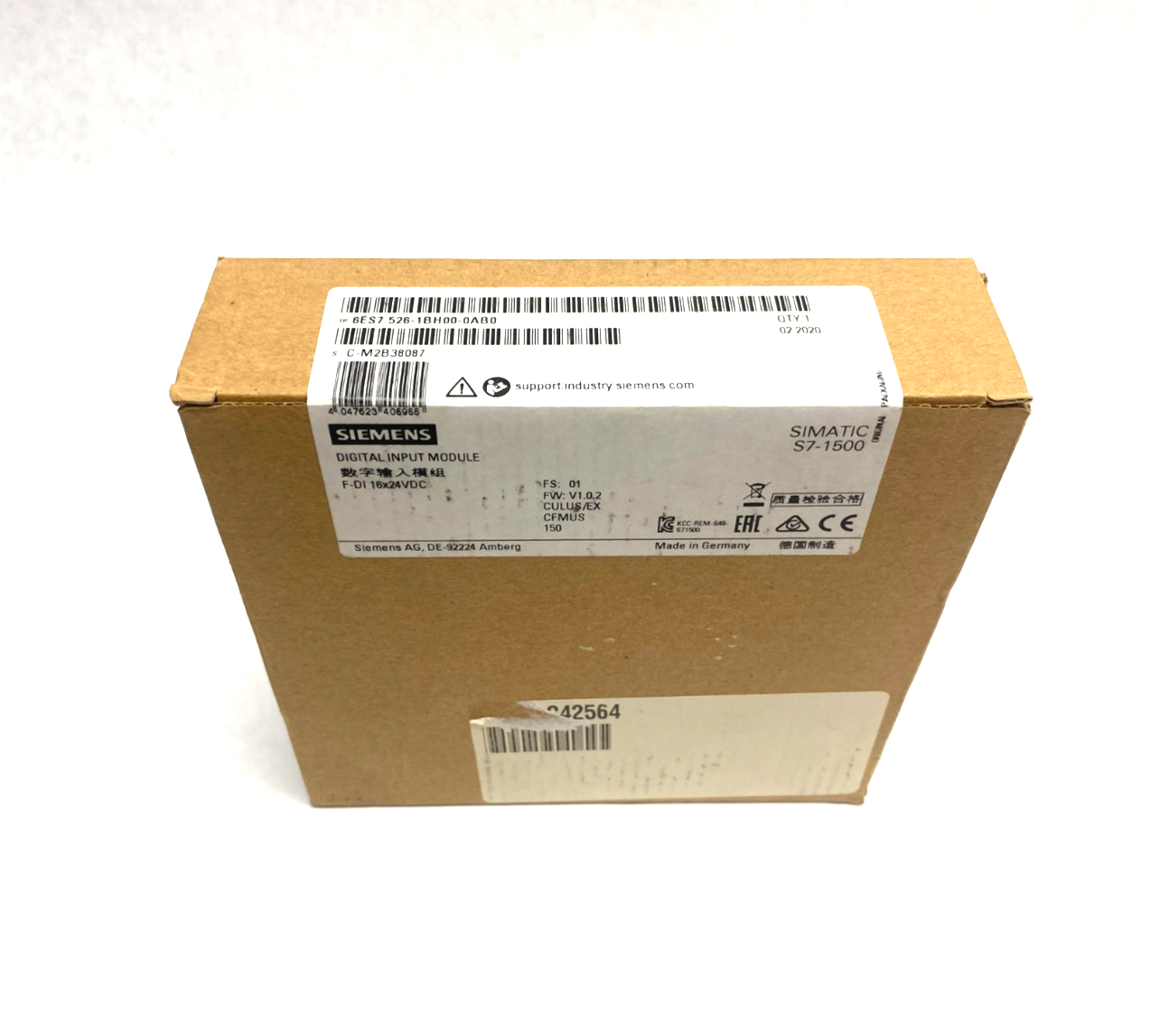 Siemens 6ES7 526-1BH00-0AB0 SIMATIC S7-1500 Digital Input Module F-DI 16x24VDC - Maverick Industrial Sales