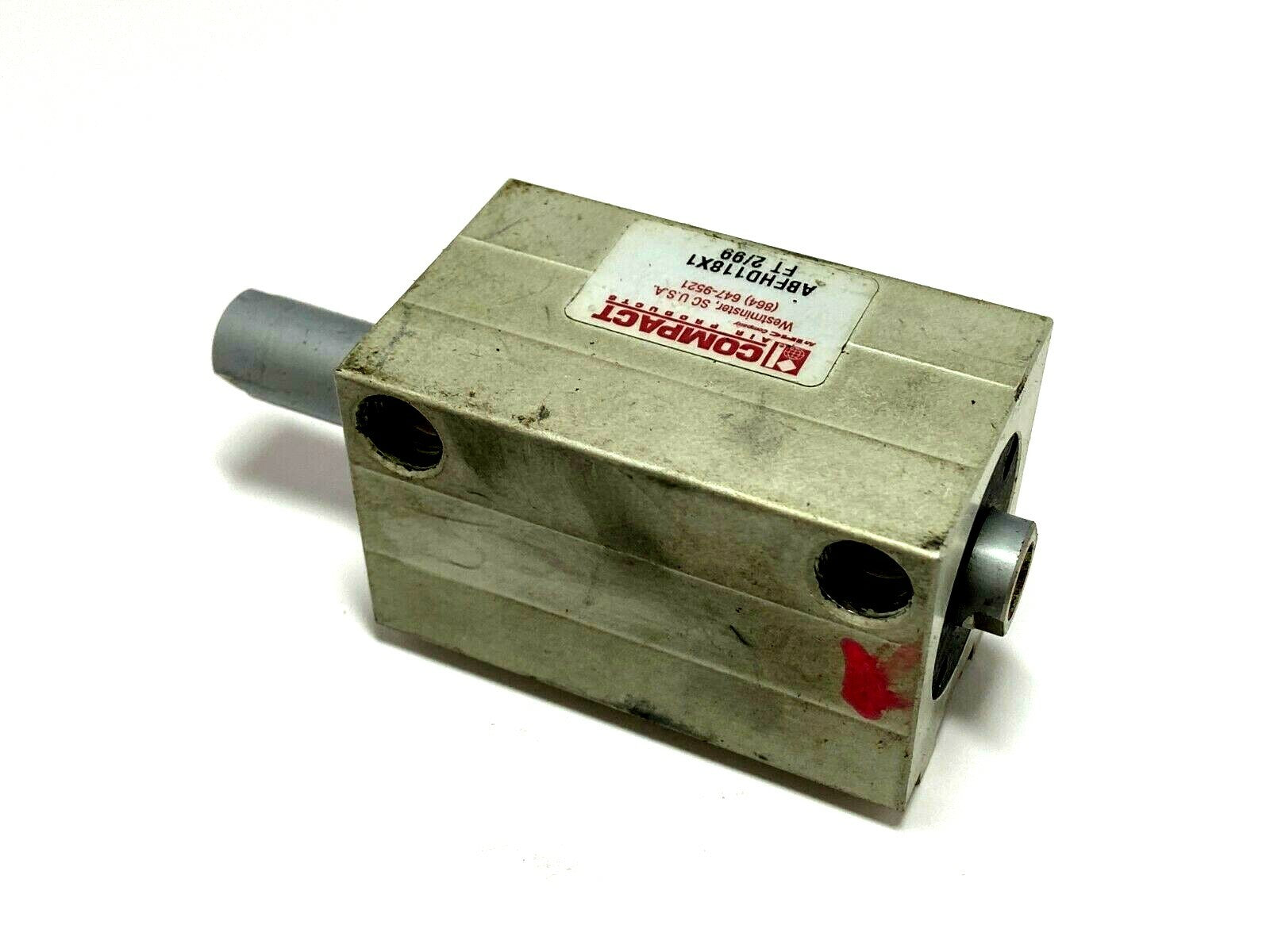 Compact ABFH118X1 FT 2/99 Magnetic Piston Cylinder 1-1/8" Bore 1" Stroke - Maverick Industrial Sales