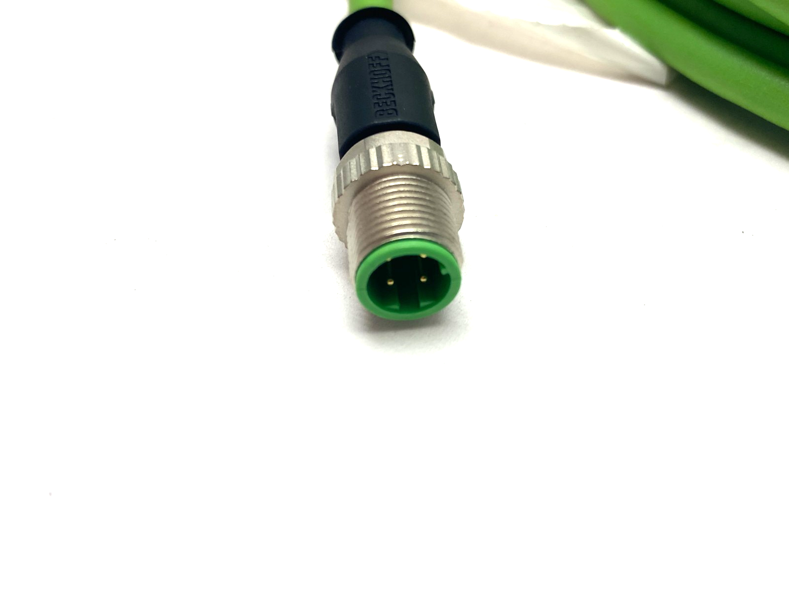 Beckhoff ZK1090-6161-0050 Double Ended EtherCAT Cable M12 M to M 4-Pin 053371 - Maverick Industrial Sales