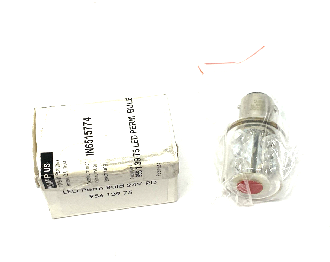 Werma 956.139.75 Permanent LED Beacon Bulb 24V Red - Maverick Industrial Sales