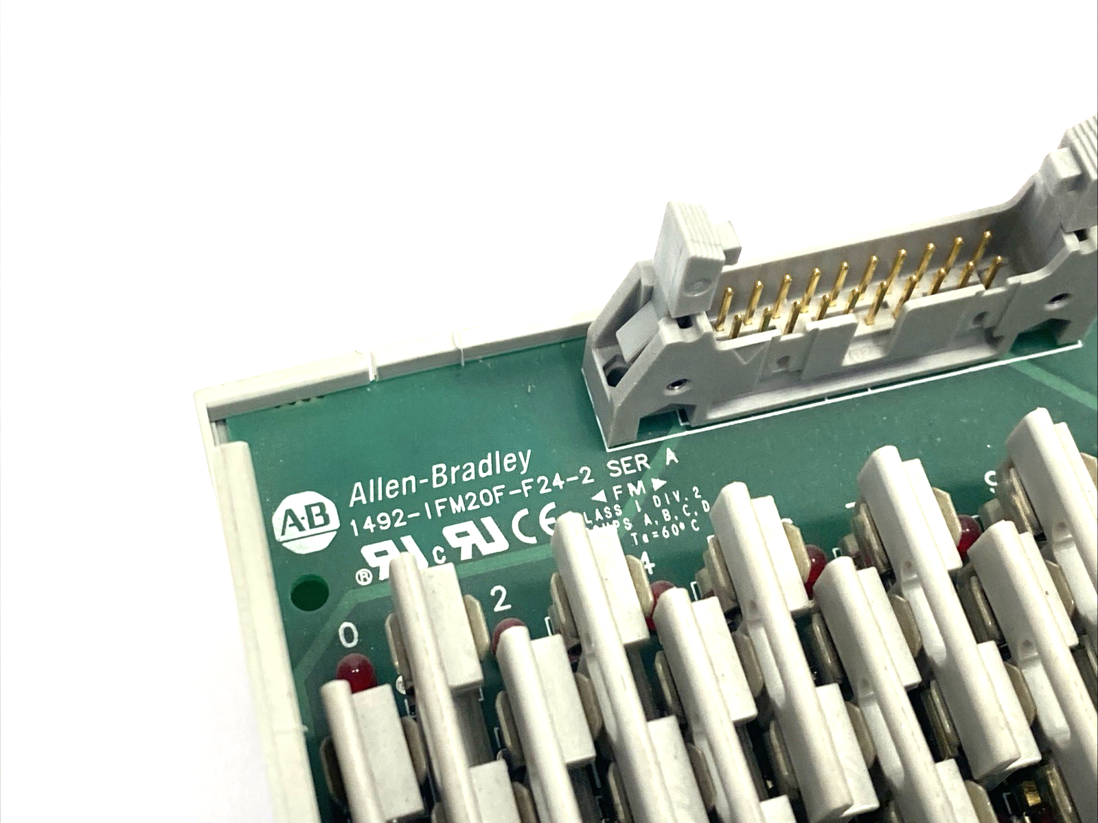 Allen Bradley 1492-IFM20F-F24-2 Ser. A 20-Pont Digital Interface Module NO COVER - Maverick Industrial Sales