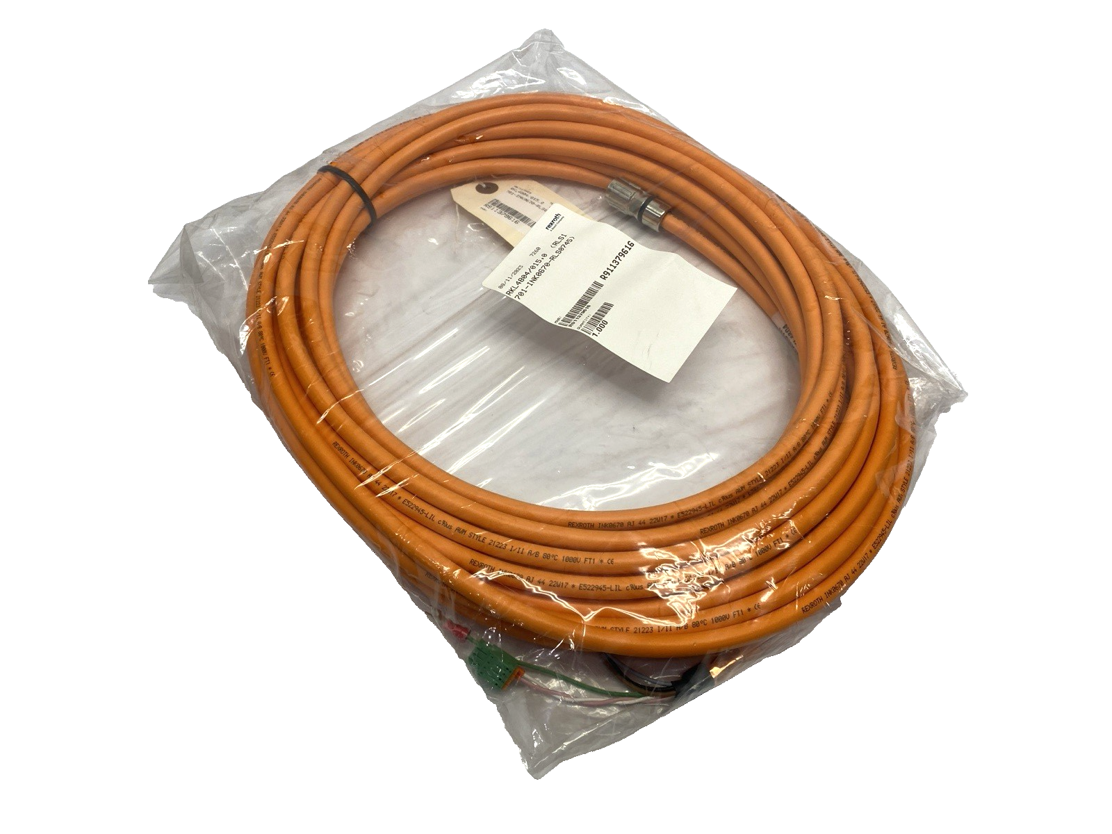 Rexroth RKL4804/015,0 Motor Power Cable R911379616 15m - Maverick Industrial Sales