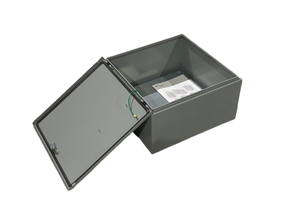 Hoffman nVent CSD202010 Single Door Enclosure, Gray Steel, 20 x 20 10", 37459 - Maverick Industrial Sales
