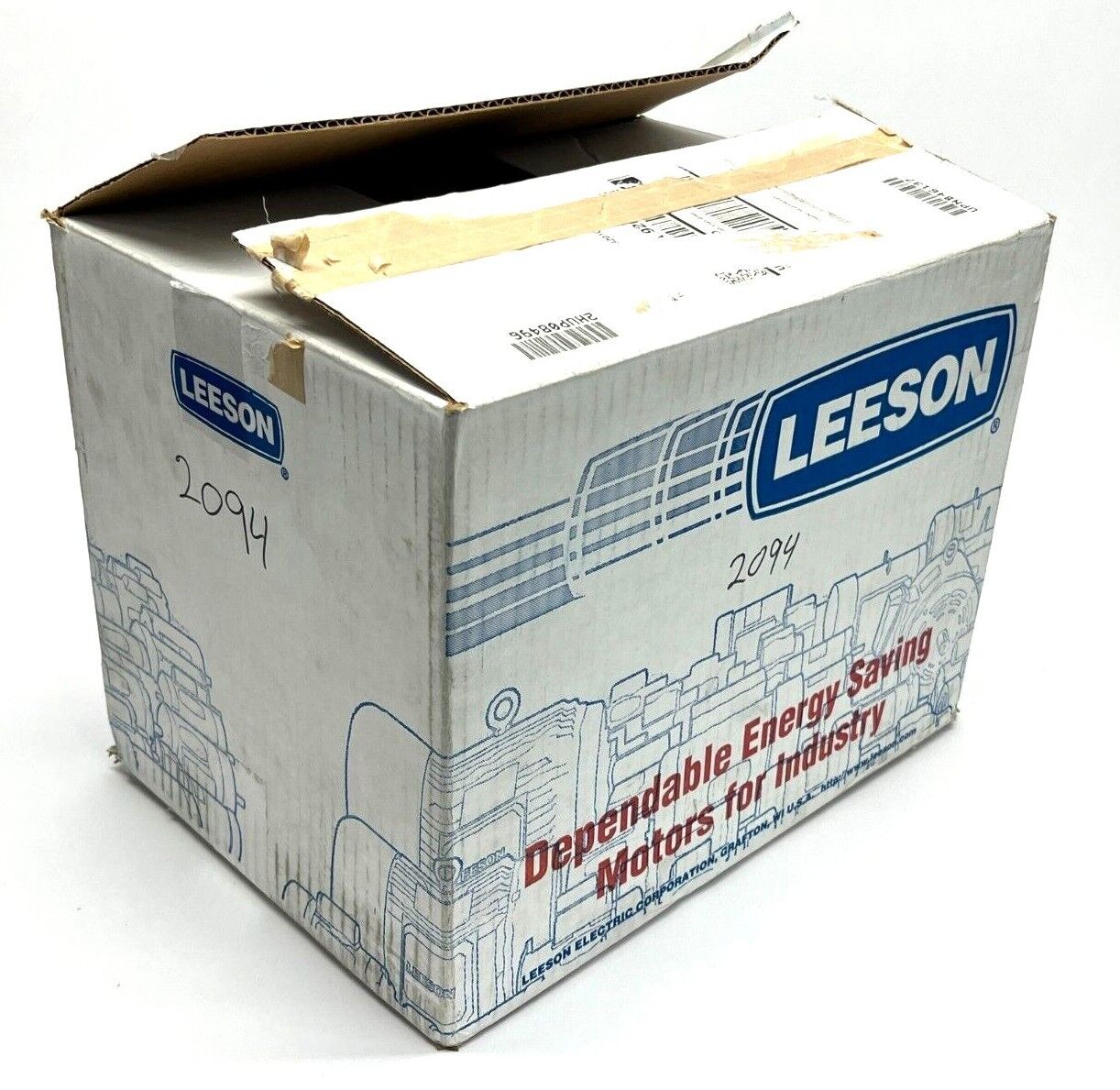 Leeson 114213.00 WattSaver Motor 3/4HP 1725RPM 3PH C6T17FC114D w/ Box - Maverick Industrial Sales
