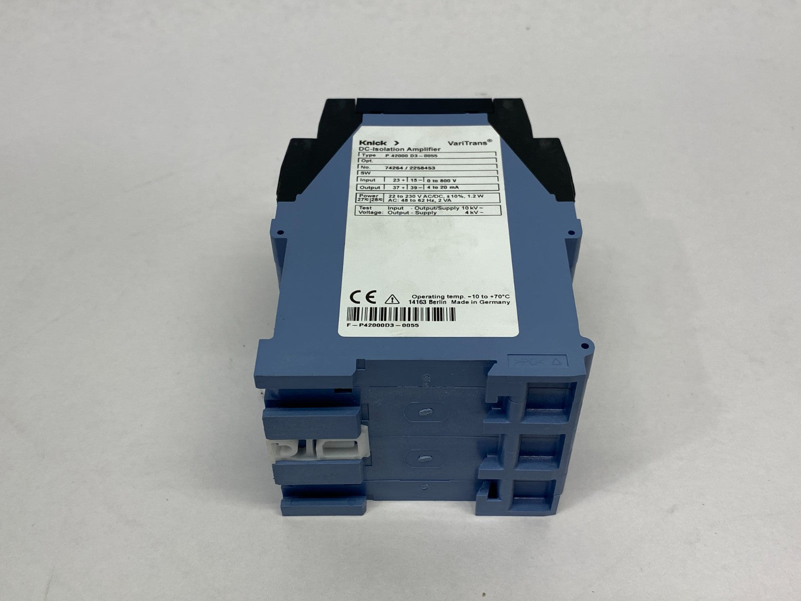 Knick P42000 D3-0055 VariTrans DC-Isolation Amplifier 74264/2258453 - Maverick Industrial Sales