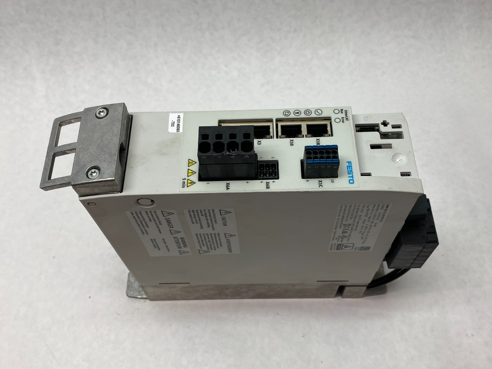 Festo CMMT-AS-C5-11A-P3-EC-S1 Servo Drive, Free Conv. Vertical Mount 5340823 - Maverick Industrial Sales
