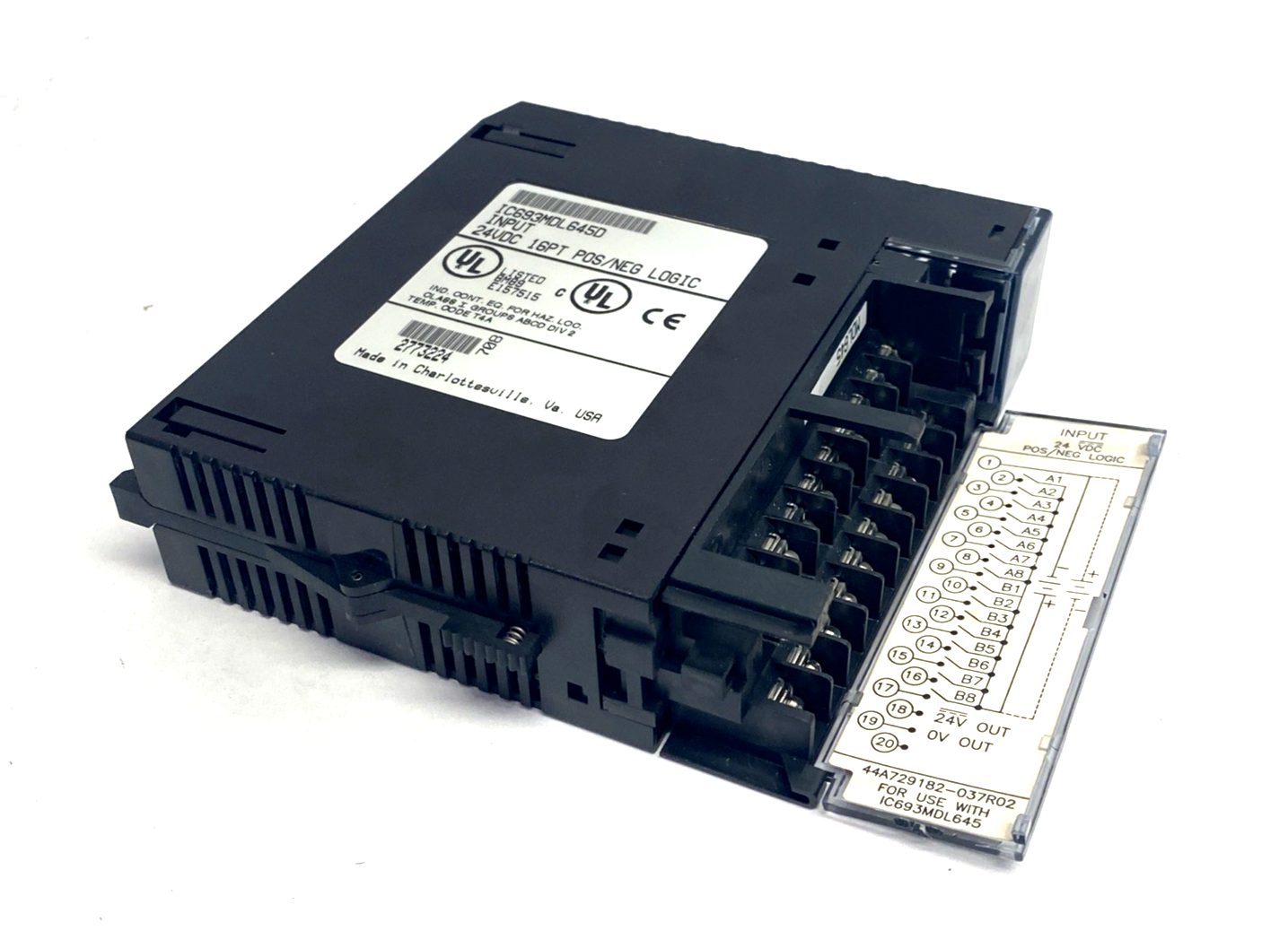 IC693MDL645D | GE Fanuc POS/NEG Logic Input Module 16PT 24VDC - Used - Maverick Industrial Sales