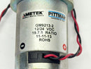 Ametek GM9213-2 Pittman Gearmotor 19.7:1 Ratio 12/24VDC - Maverick Industrial Sales