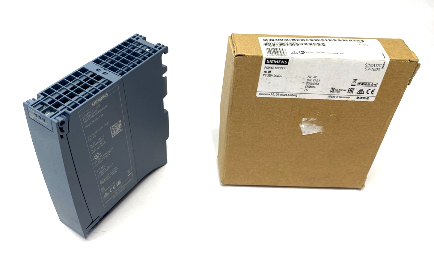 Siemens 6ES7 505-0KA00-0AB0 SIMATIC S7-1500 System Power Supply 25W 24VDC - Maverick Industrial Sales