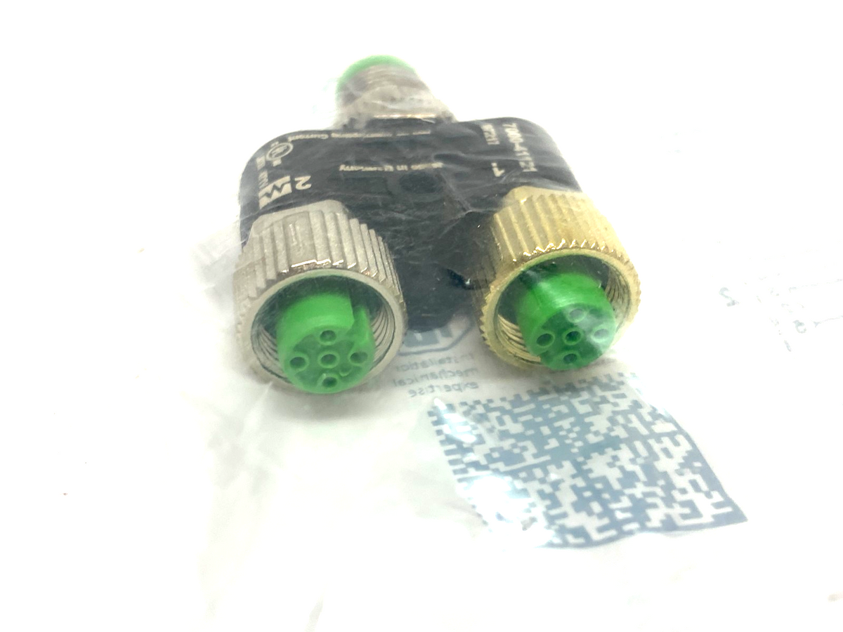 7000-41121-0000000 | Murrelektronik T-Coupler M12 male to 2x M12 female A-cod. - New - Maverick Industrial Sales