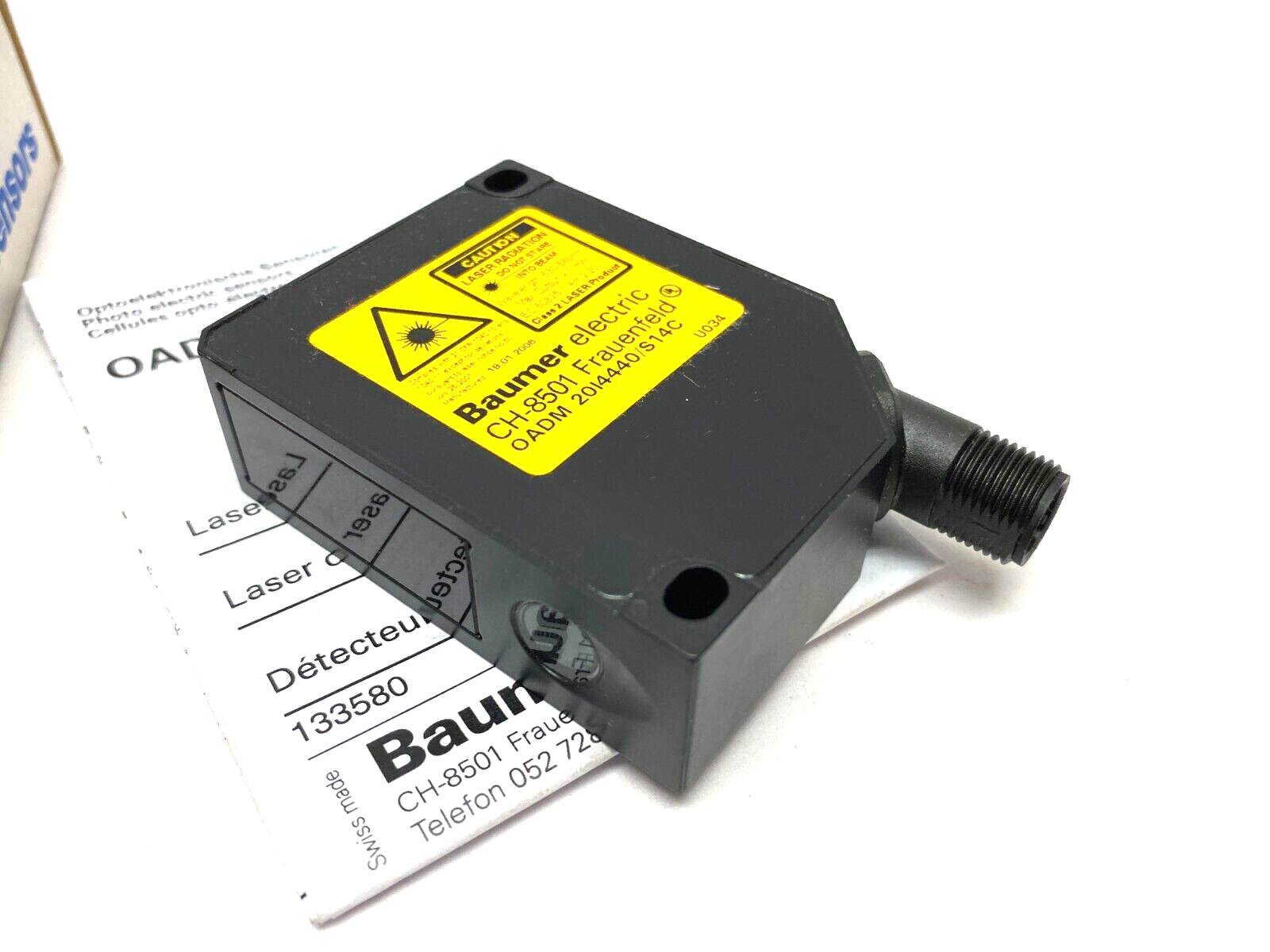 Baumer OADM 20I4440/S14C Teach-In: Button Distance Sensor 30~70mm 11077730 - Maverick Industrial Sales