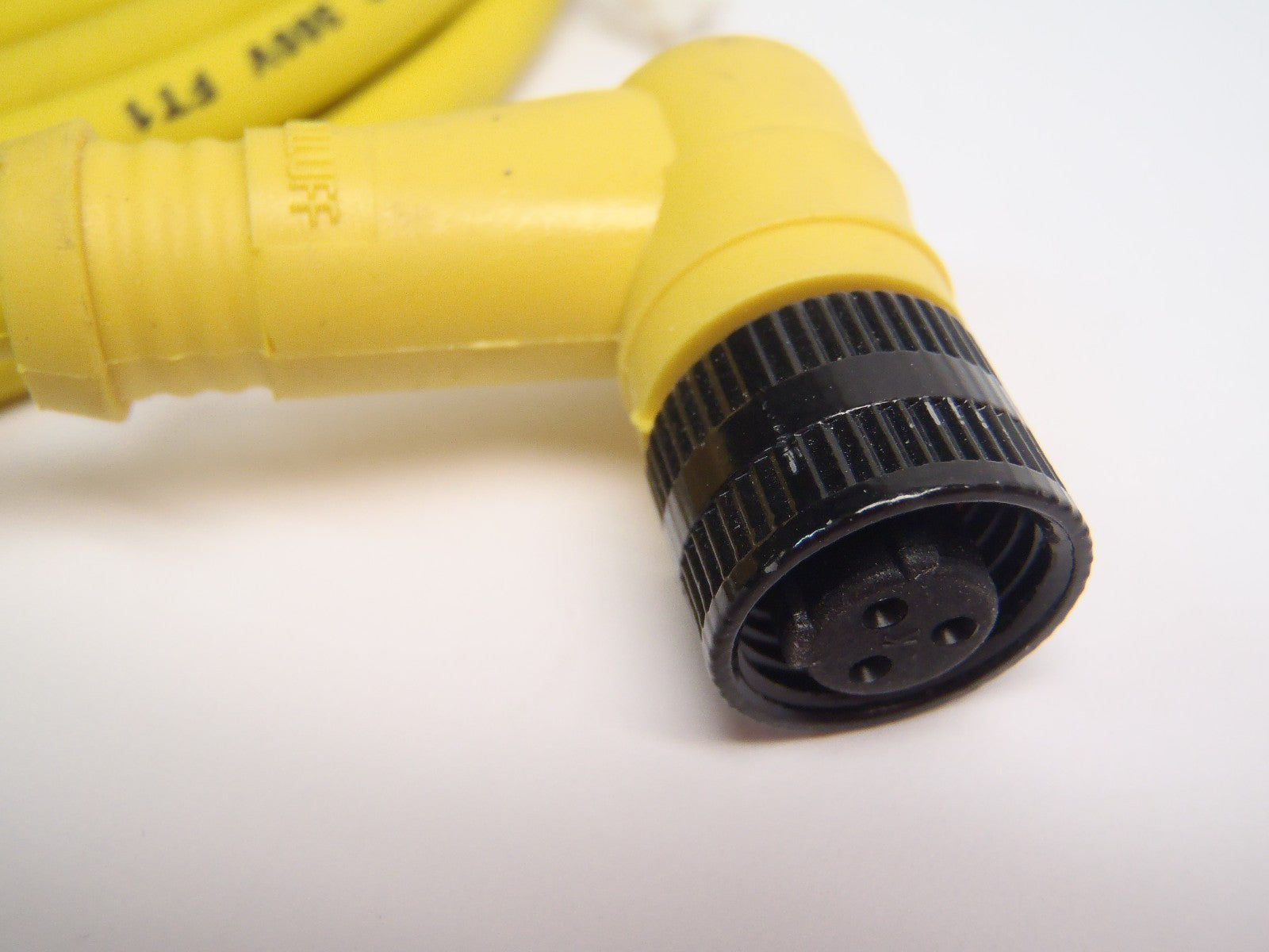 Balluff C21BE300TY150F 250V 3 Pin Right Angle Female To Flying Leads Cordset - Maverick Industrial Sales