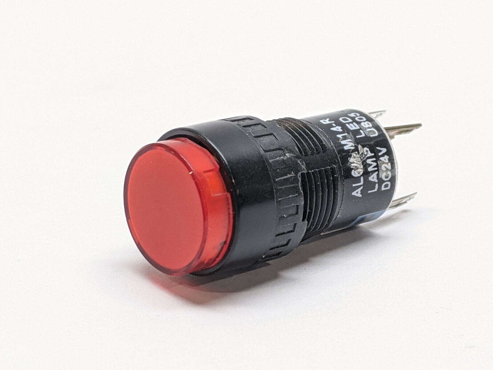 IDEC AL6M-M14-R Red LED Illuminated Panel Mount Push Button AL6-M 24VDC 16MM - Maverick Industrial Sales