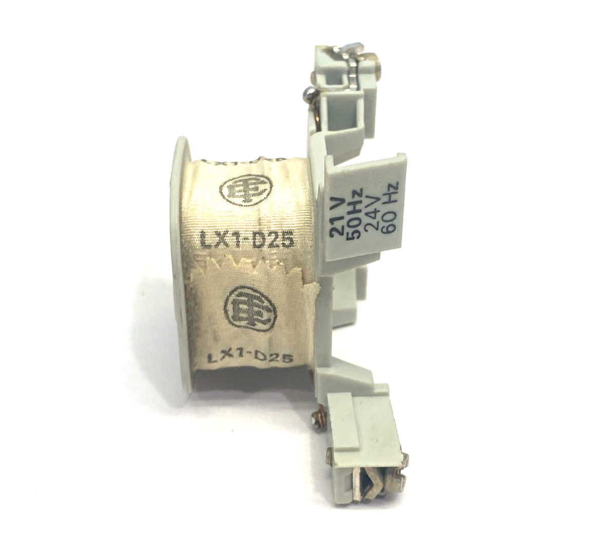 LX1-D25021 | Telemecanique Contactor Coil 21V 50Hz 24V 60Hz - New – Open box - Maverick Industrial Sales
