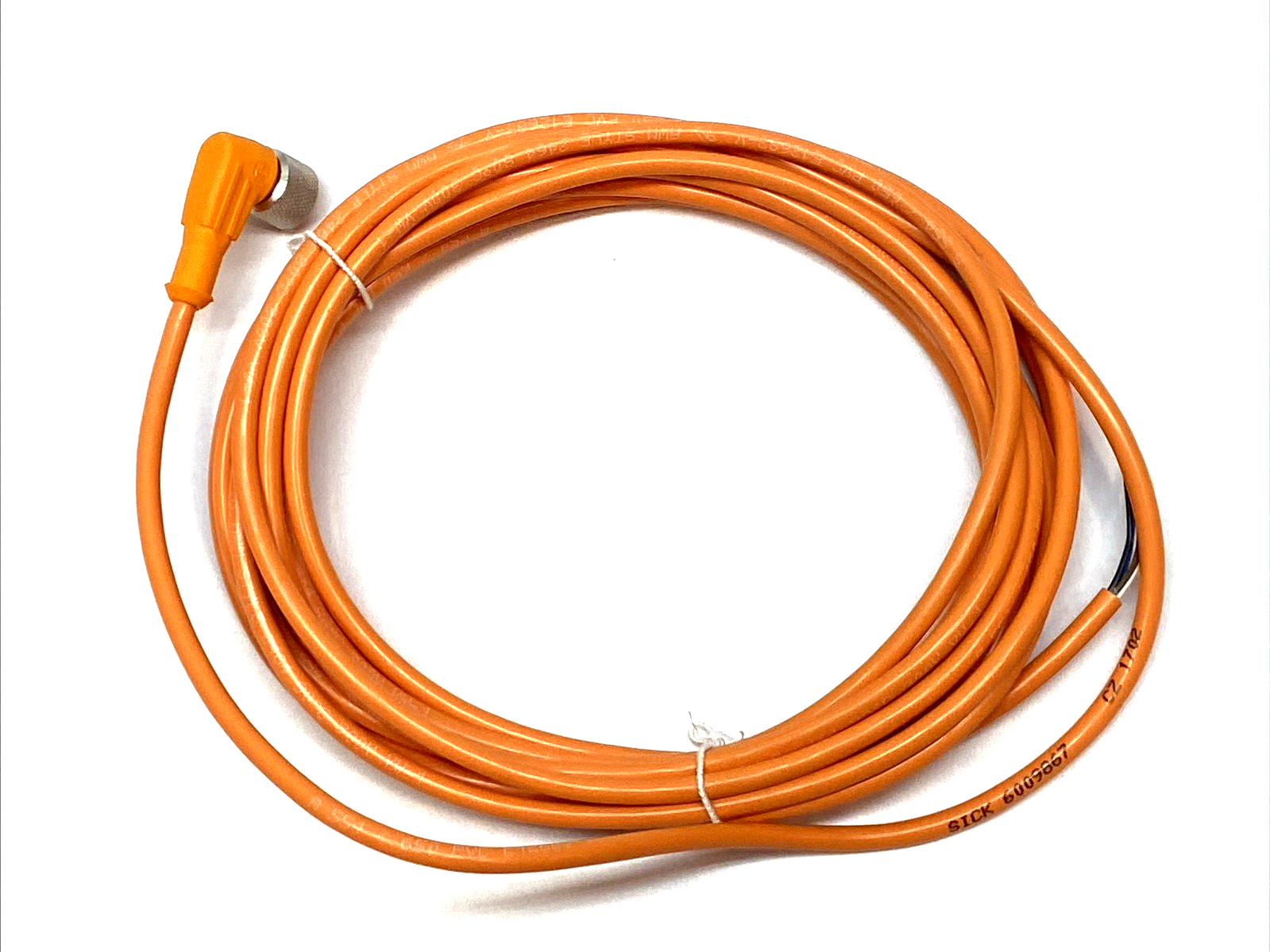 SICK DOL-1204-W05M Sensor Cable M12 4-Pin Right-Angle Female to Leads 5M 6009867 - Maverick Industrial Sales