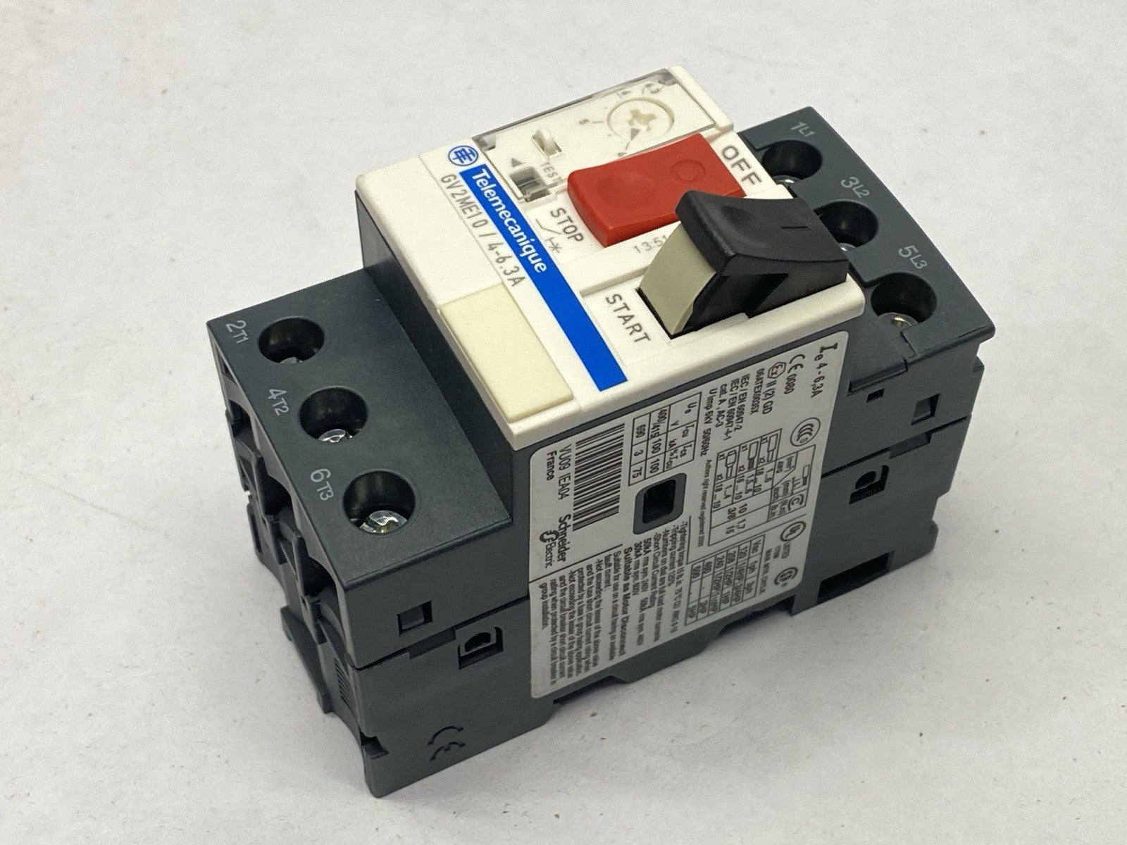 Schneider Electric GV2ME10 Telemecanique Motor Circuit Breaker 4-6.3A - Maverick Industrial Sales