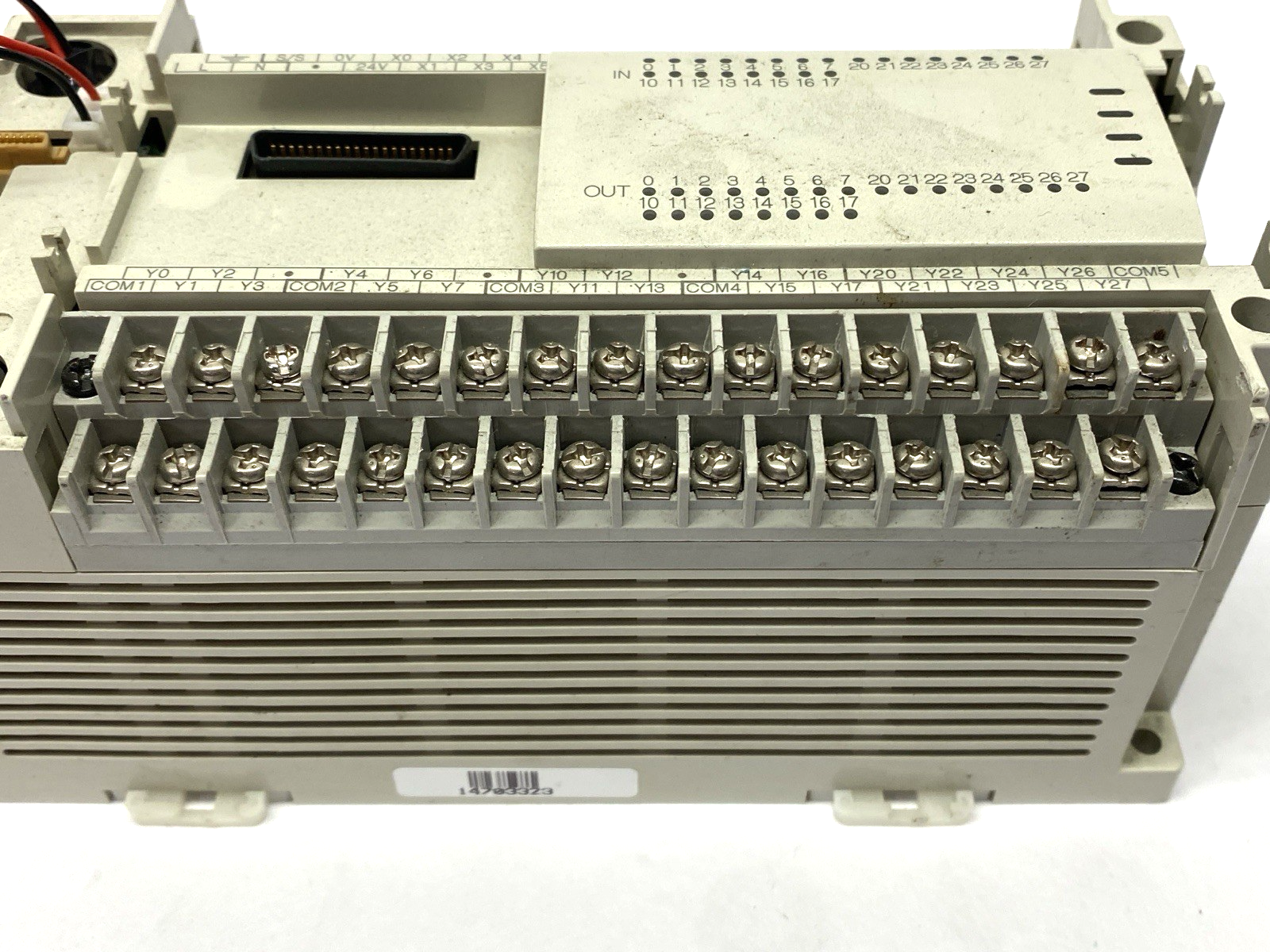 FX2N-48MR-ES/UL | Mitsubishi MELSEC Digital Input Output Module MISSING COVERS - Used - Maverick Industrial Sales