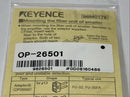 Keyence OP-26501 Adapter B For f1 Fiber Unit LOT OF 3 - Maverick Industrial Sales