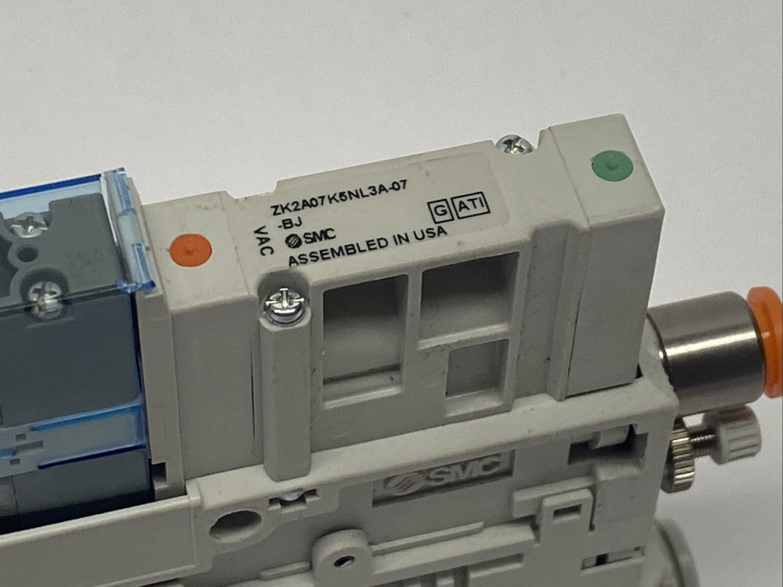 SMC ZK2A07K5NL3A-07-BJ Vacuum Generator w/ ZK2-ZSEB-A Pressure Switch - Maverick Industrial Sales