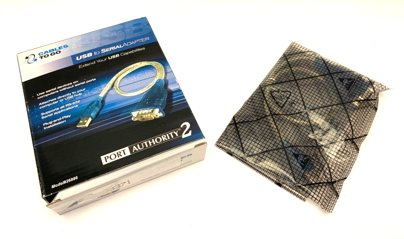 Port Authority 26886 USB to Serial Adapter - Maverick Industrial Sales