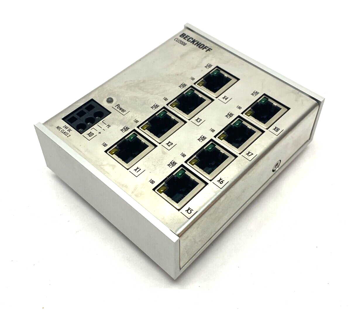 CU2008-0000 | Beckhoff Ethernet Switch 8-Port 10/100Mbits/s 24VDC - Used - Maverick Industrial Sales