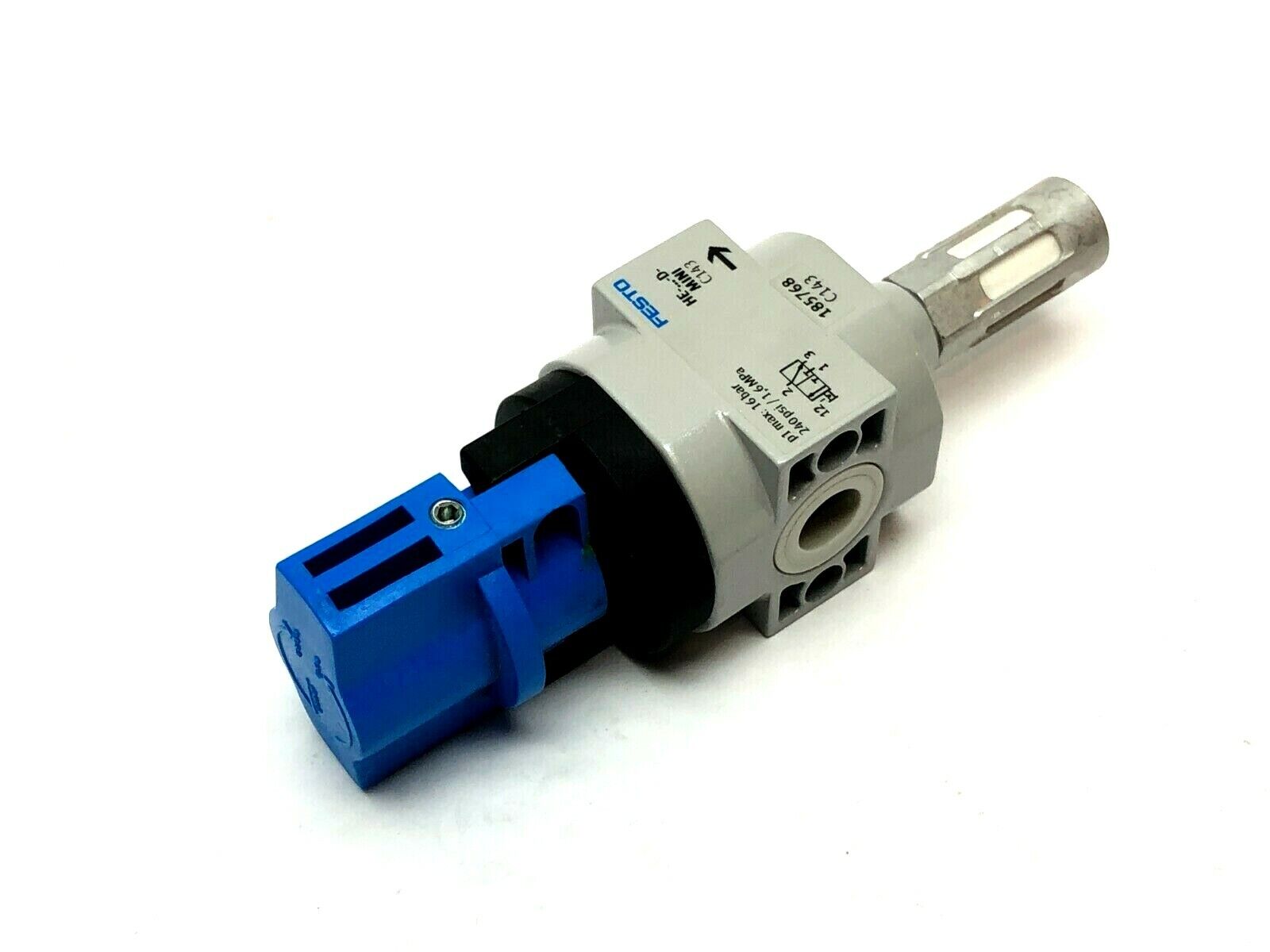 Festo HE-3/8-D-MINI-NPT Shut Off Valve 173894 - Maverick Industrial Sales