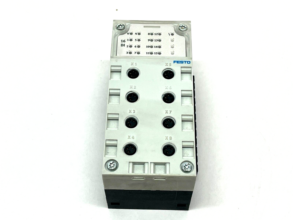 Festo CPX-AB-8-M8X2-4POL Connection Block w/ CPX-GE-EV Interlinking Bl ...