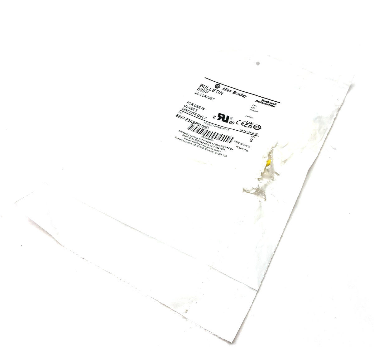 Allen Bradley 889P-F3ABPM-0M3 Ser. B Double Ended Pico Connection Cable - Maverick Industrial Sales